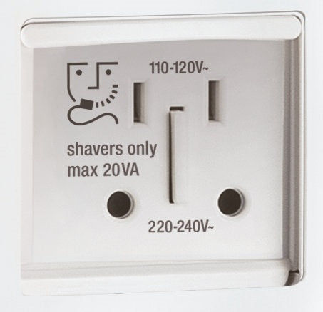 Valera Hotello 1200W White Hair Dryer With Shaver Socket Fuse Spur