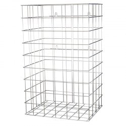 60 Litre Stainless Steel Wire Waste Bin, 8465MQ