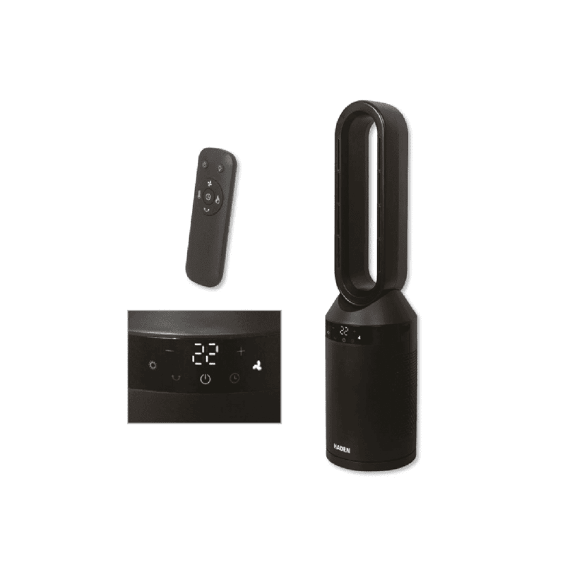 Bladeless 2-in-1 Tower Fan & Heater