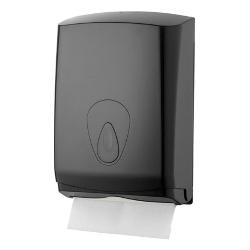 PlastiQline Hand Towel Dispenser Large Black