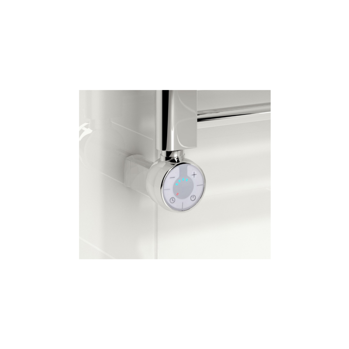 Thermostatic Straight Towel Rail Chrome Kudox