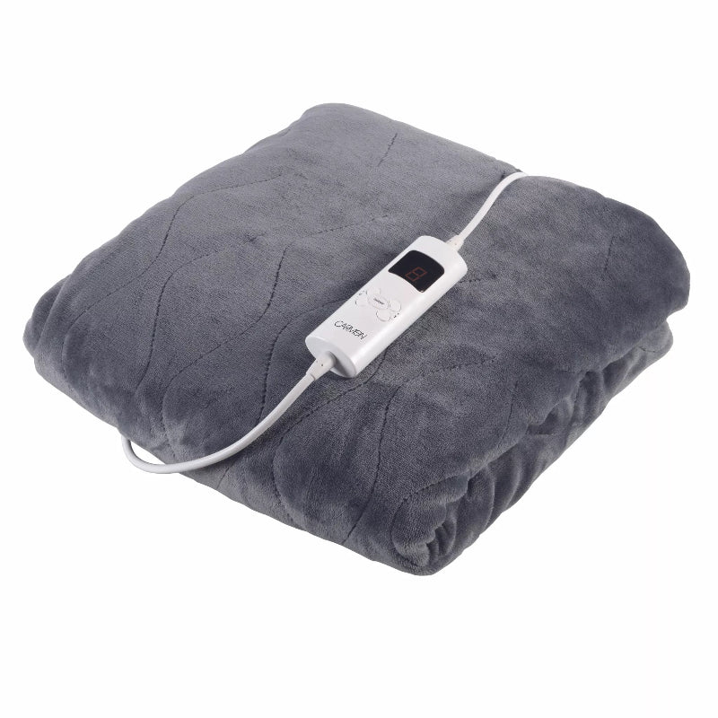 Carmen Luxury Heated Blanket Grey