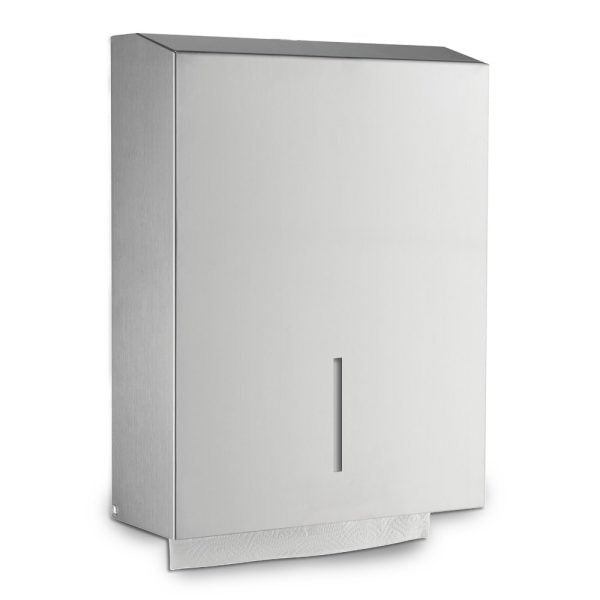 Ecoline Brushed Stainless Z Fold Hand Towel Dispenser