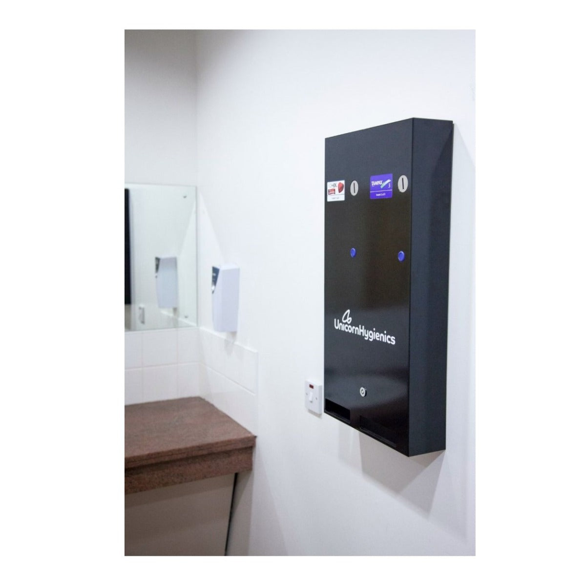 Unicorn Autovend Machine Black In Toilet