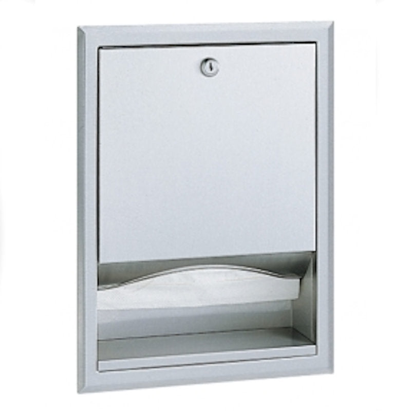 Bobrick Classic Recessed Paper Towel Dispenser, B-359