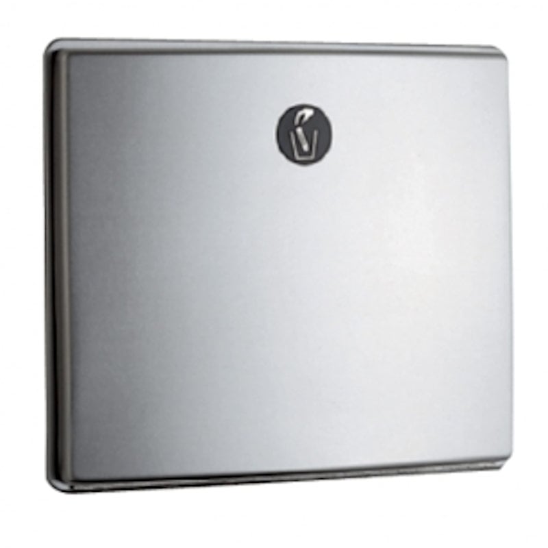 Bobrick Contura Partition Mounted Sanitary Bin 2.7L, B-4354