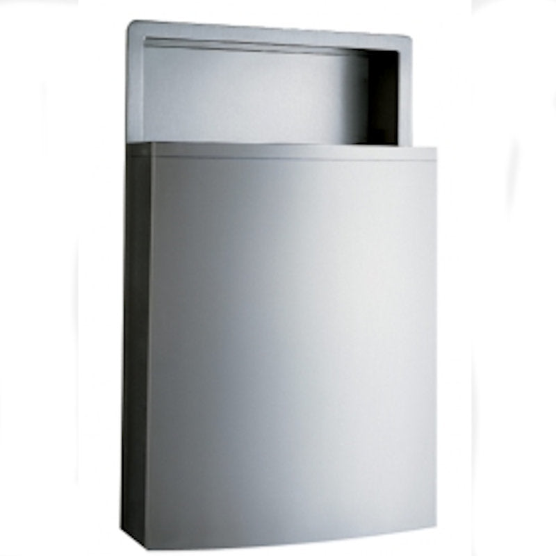 Bobrick Contura Recessed Waste Bin 48.3L, B-43644