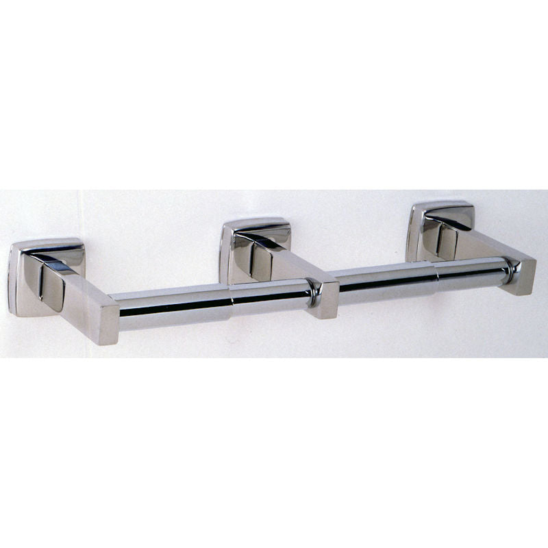 Bobrick Double Toilet Roll Holder, Brushed Satin, B-6867