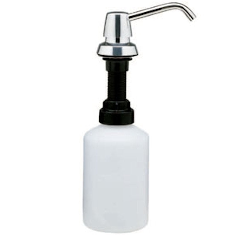 Bobrick Contura Counter Mounted Soap Dispenser 600ml 100mm Spout, B-8221