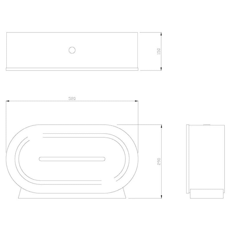 DOLPHIN MINI JUMBO ROLL TOILET TISSUE DISPENSER
technical