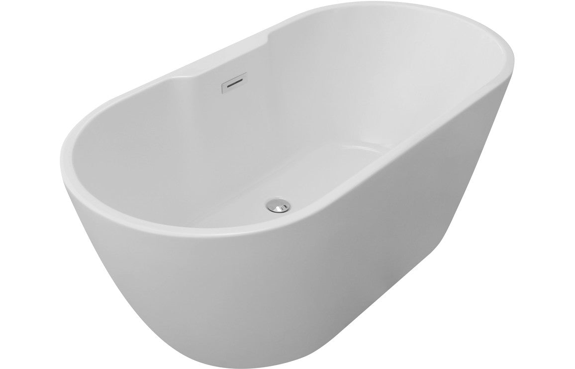 Ophelia Freestanding 1655x745x580mm 0TH Bath - White