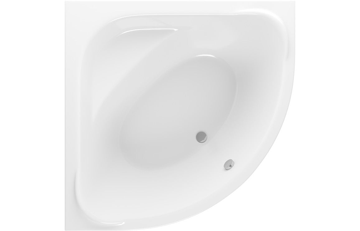 Adhara Standard 1350x1350x620mm 0TH Corner Bath w/Legs
