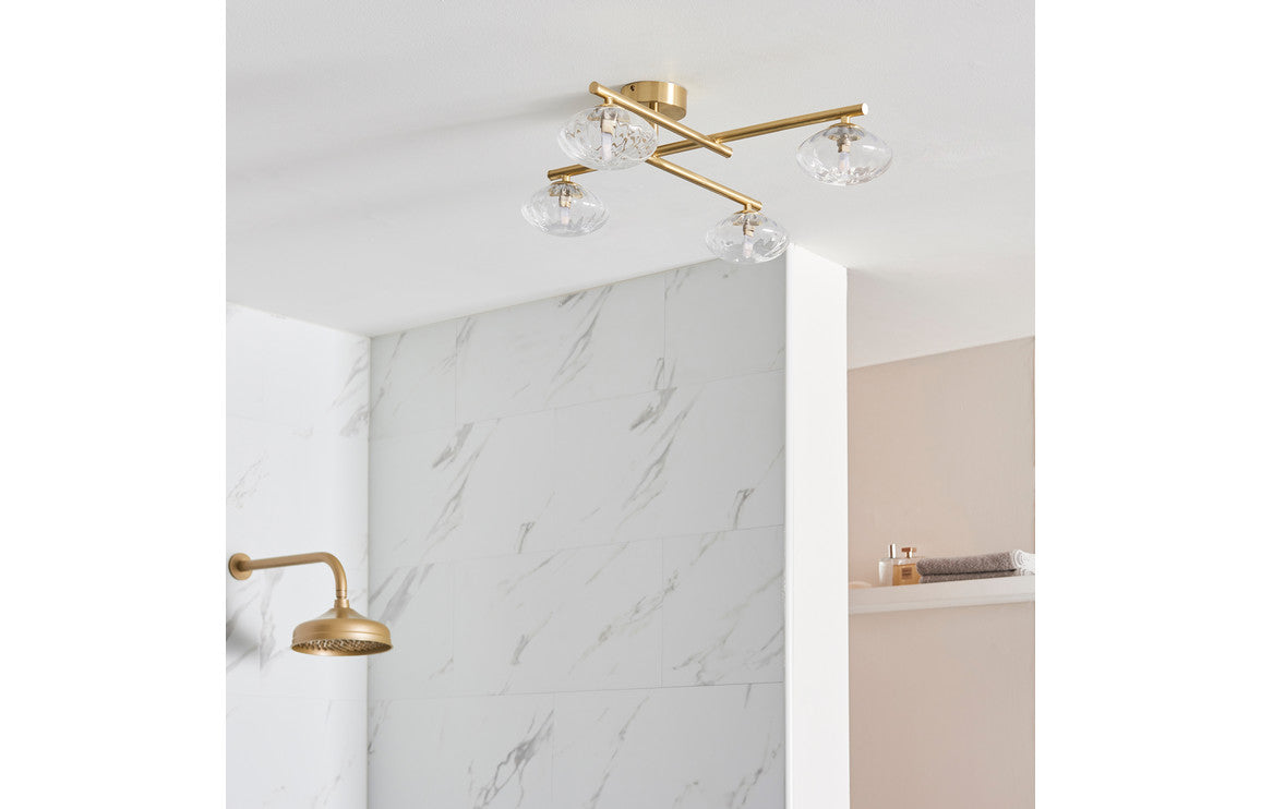 Antares Ceiling Light - Brushed Brass