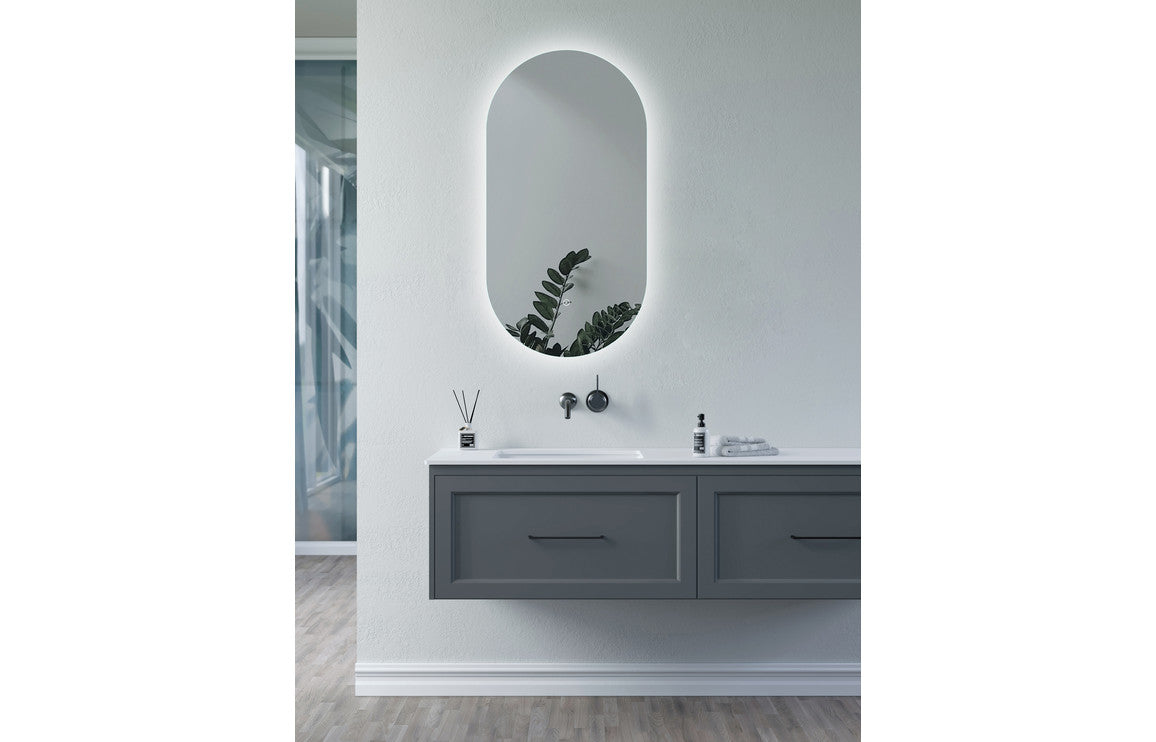 Sabik 400mm Oblong Back-Lit LED Mirror