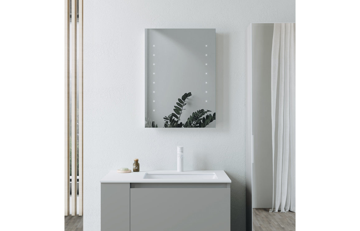 Nareid 400x600mm Rectangle Battery-Operated LED Mirror