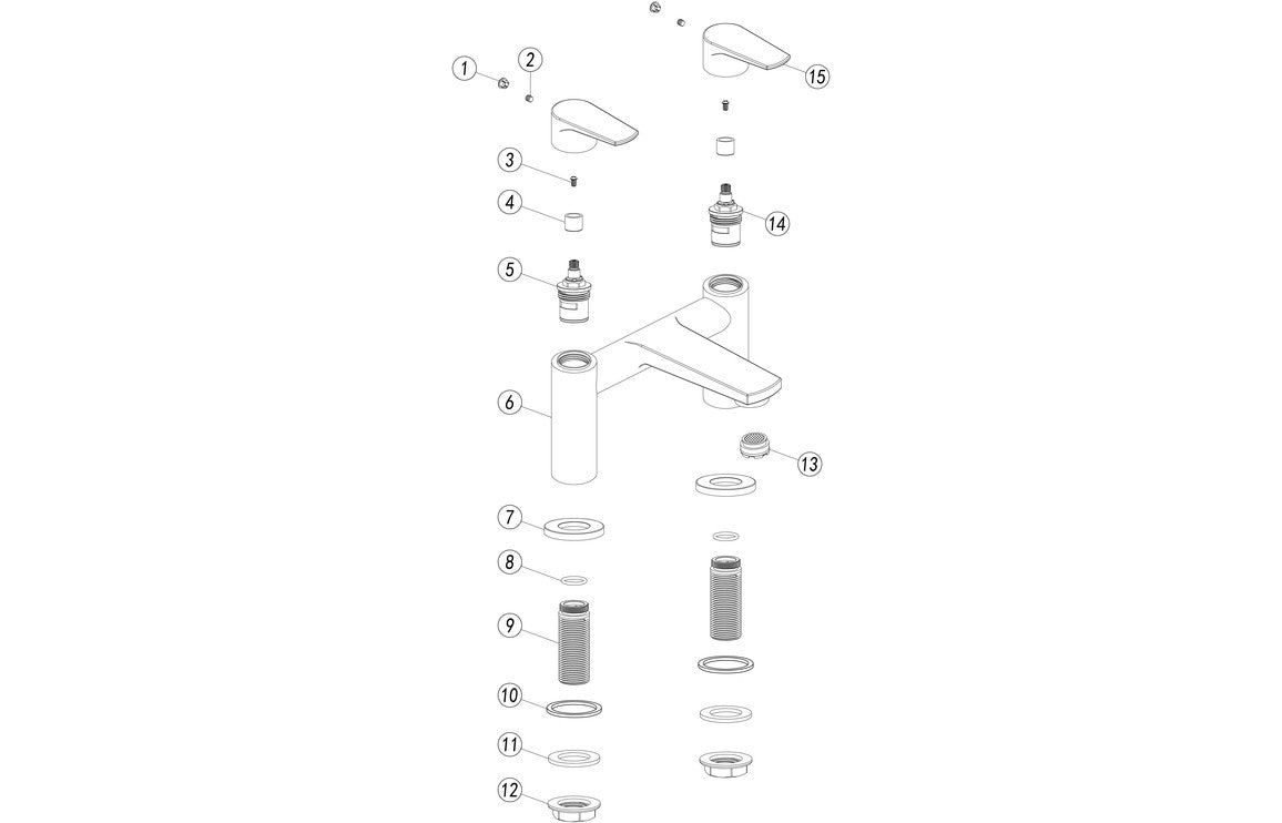 Thebe Basin Mixer - Chrome