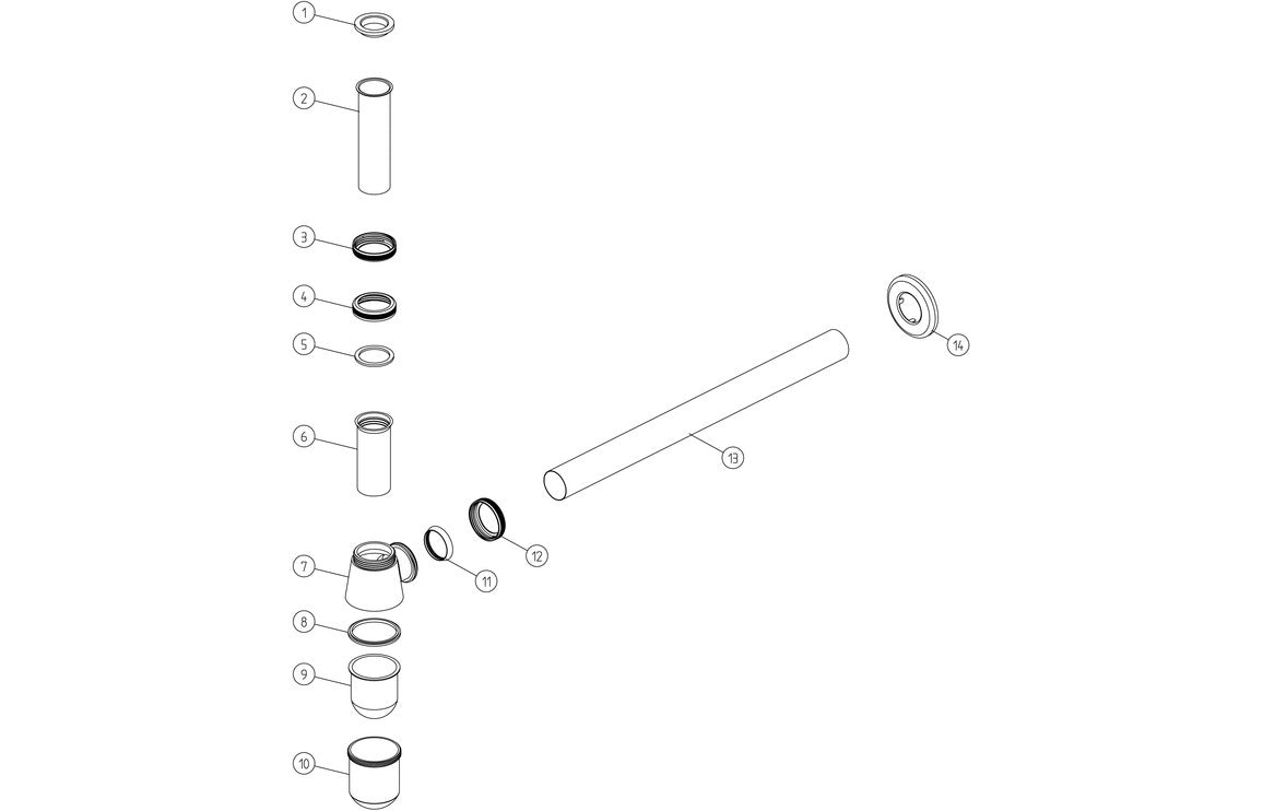 Bottle Trap - Chrome