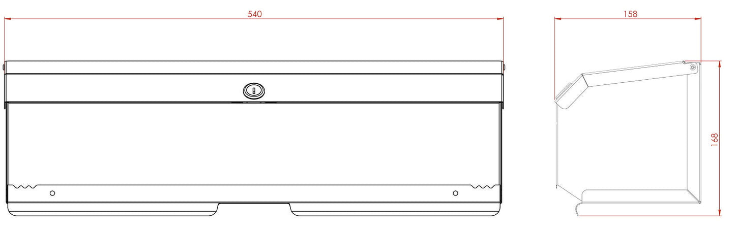 Synergise 20" Couch Roll DIspenser, PL36MWH