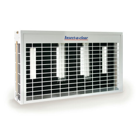 Fusion 4 Fly Killer in White with Shatter Resistant Lamp