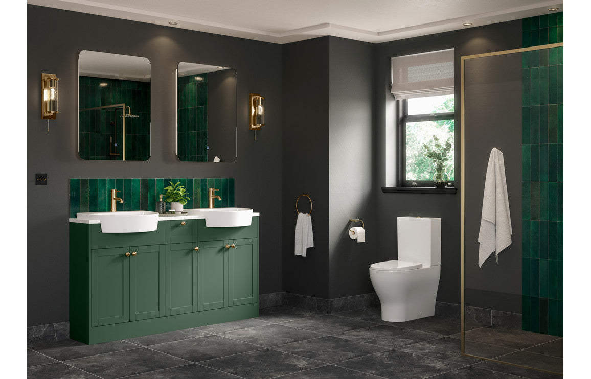 Kali 555x435mm 1TH Semi Recessed Basin