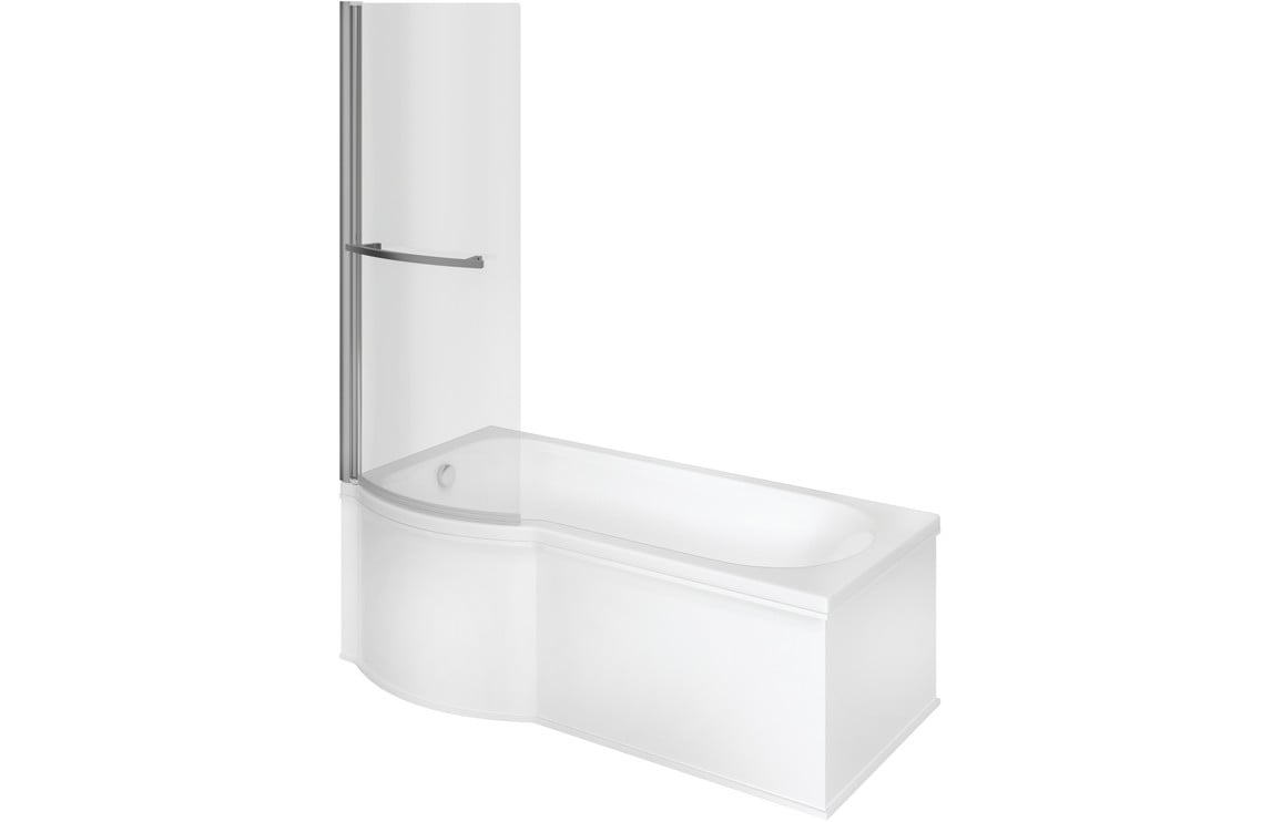Sloan P Shape 1700x850x560mm 0TH Bath w/Legs (LH)