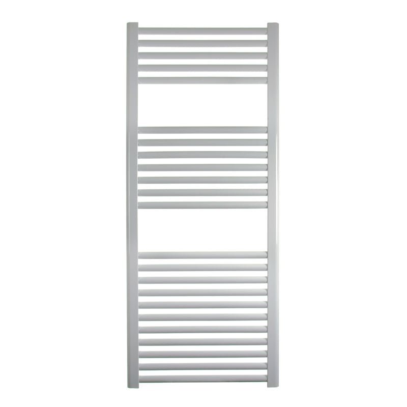 Platinum White Dual Fuel Curved Towel Radiator