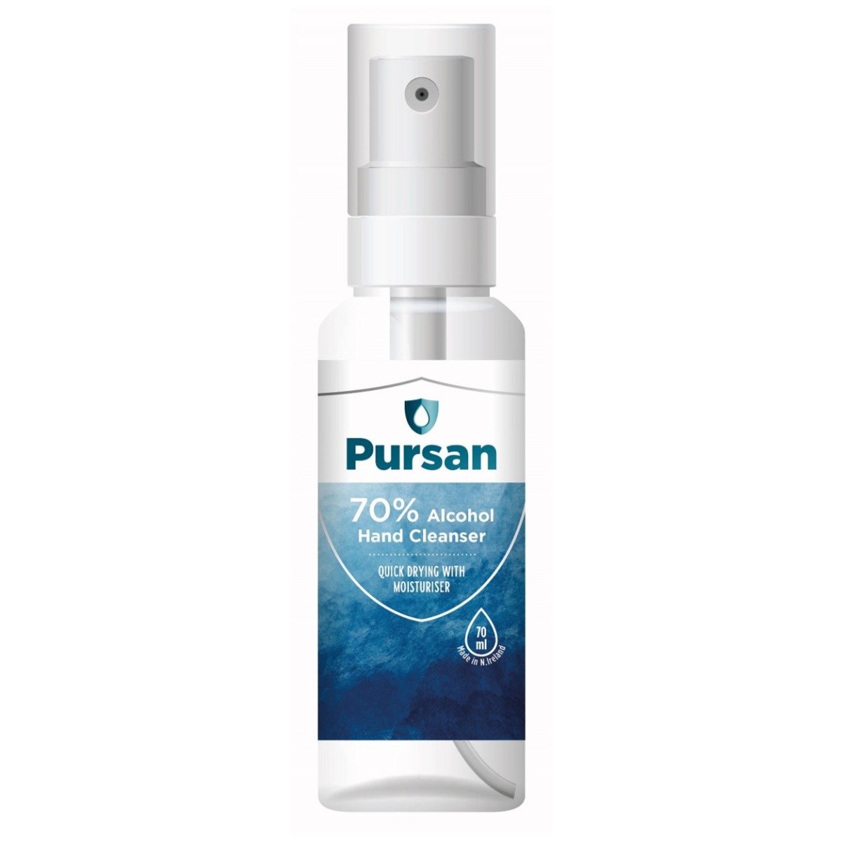Pursan 70% Alcohol Hand Cleanser Bottle