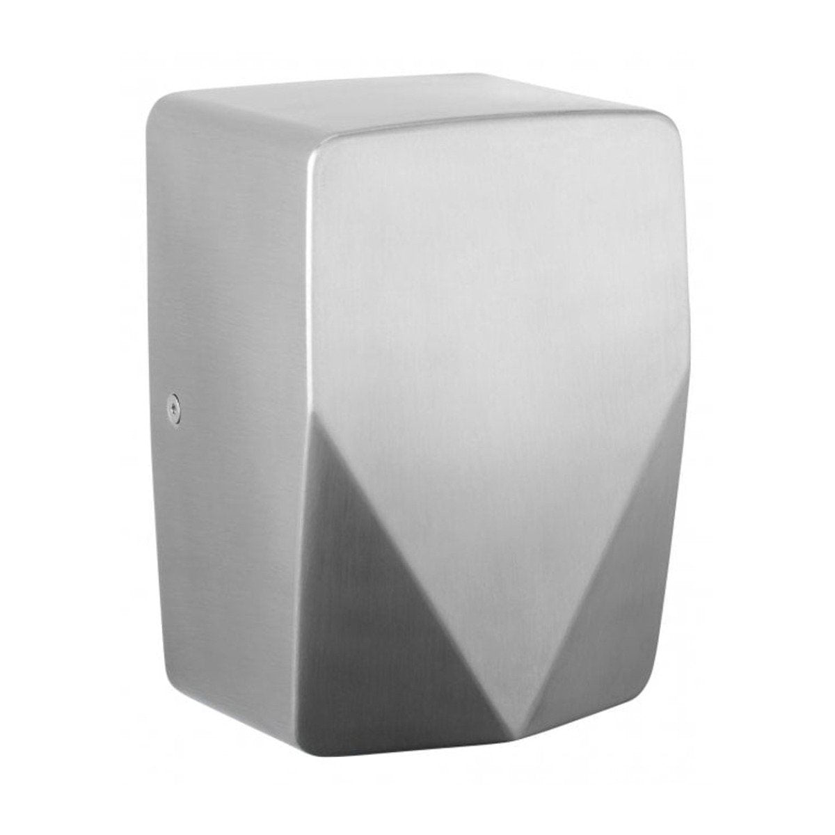 Qbic V-Force Hand Dryer Stainless Steel Side View
