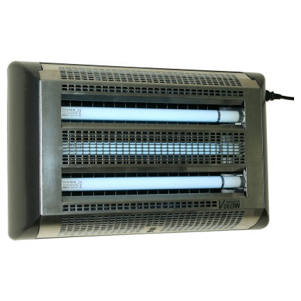 Vulcan 3 Fly Killer in Stainless Steel with Shatter Resistant Lamps