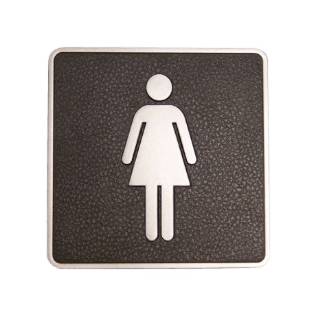 Rectangle Ladies Door Sign for public toilets