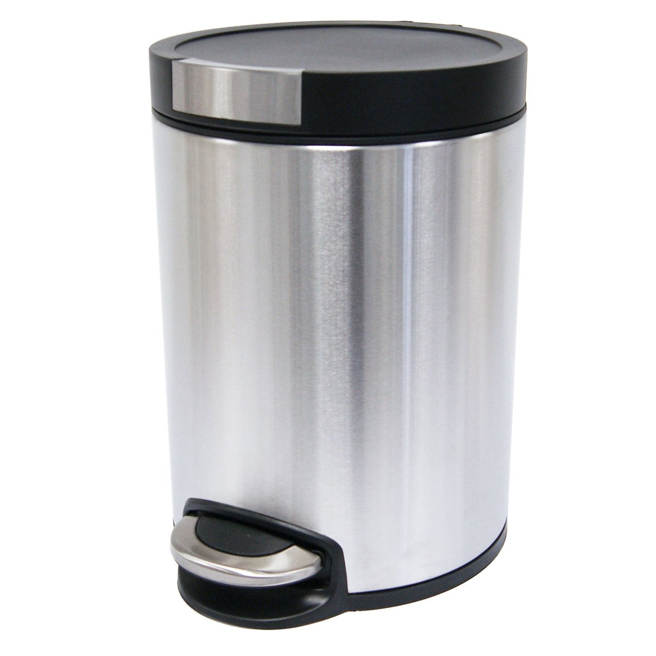 5 Litre Soft Close Bathroom Pedal Bin