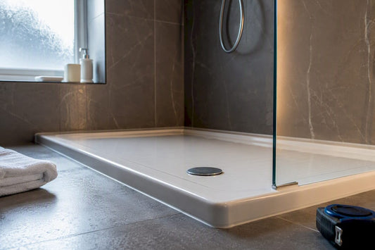 Shower tray inside bathroom Zone 0