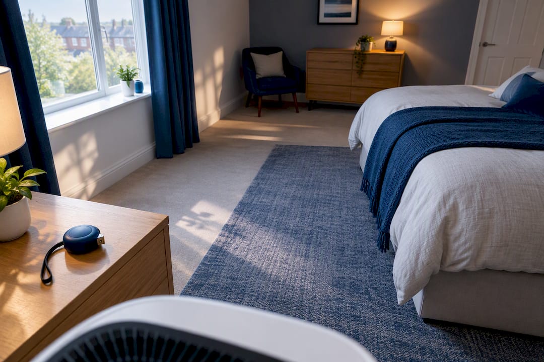 Anonymous air purifier in measured room