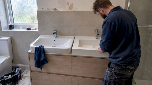 Ceramic and resin basins compared during renovation
