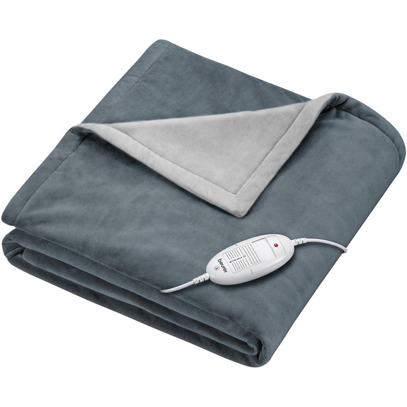 Beurer Cosy Heated Throw Classic Grey