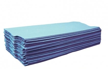 Economy Blue 1ply C-Fold Paper Hand Towels