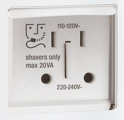 Valera Hotello 1200W White Hair Dryer With Shaver Socket Fuse Spur