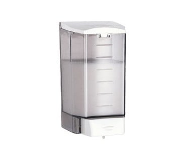 Mediclinics 1100ml Vertical Bulk Fill Soap Dispenser White