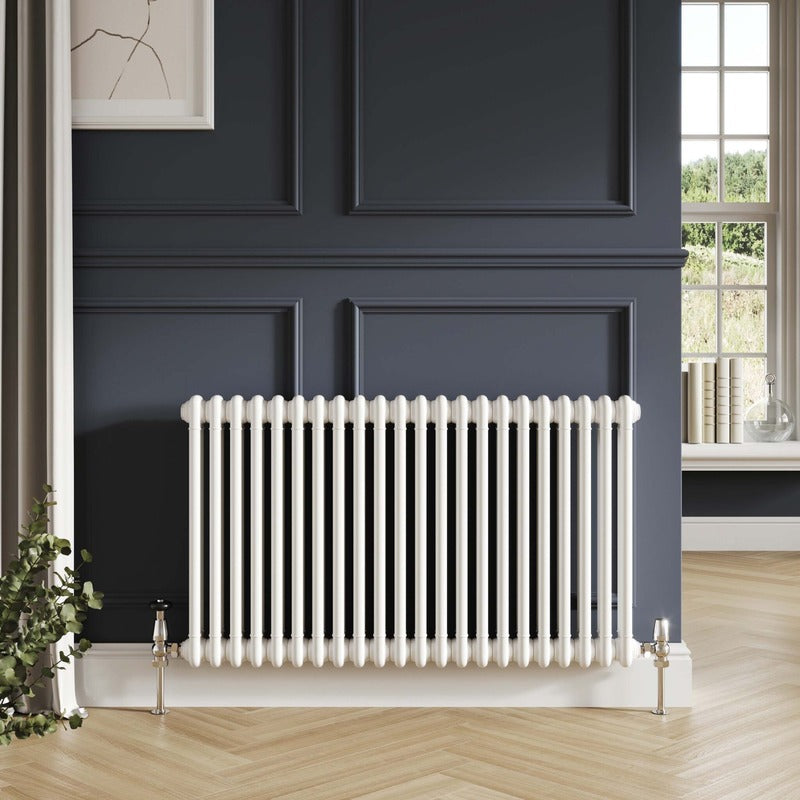 2 Column Horizontal Designer Radiator 
White