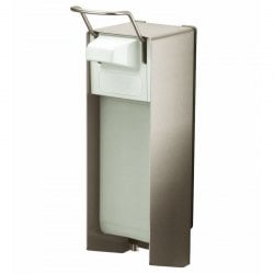 MediQo Stainless Steel Short Lever Soap Dispenser 1000ml, 8045MQ