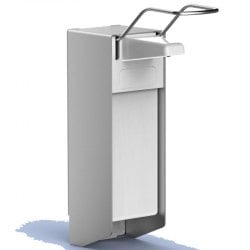 MediQo Stainless Steel Long Lever Soap Dispenser 1000 ml, 8060MQ