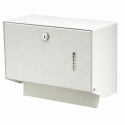 MediQo Midi Aluminium White Hand Towel Dispenser, 8165MQ