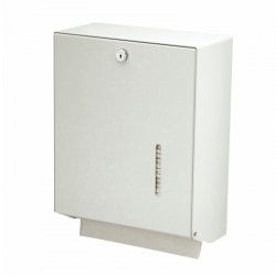 MediQo Large Aluminium White Hand Towel Dispenser, 8180MQ