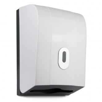 Eclipse Wave Paper Hand Towel Dispenser White