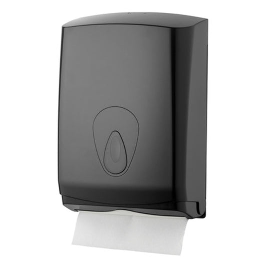 PlastiQline Hand Towel Dispenser Large Black