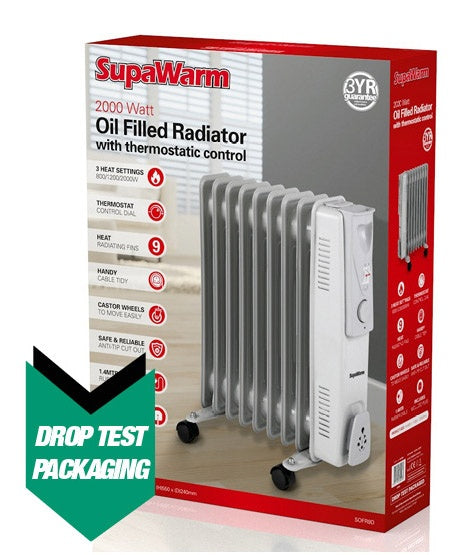 SupaWarm Oil Filled Portable Radiator