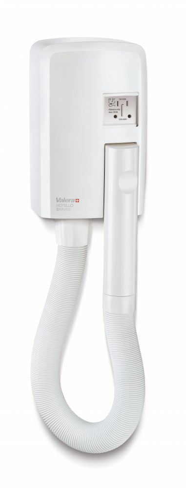Valera Hotello 1200W White Hair Dryer With Shaver Socket