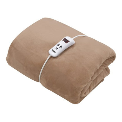 Bauer Luxury Beige Soft Touch Heated Throw
