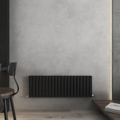 Nirvana Horizontal Short Designer Radiator Double Panel