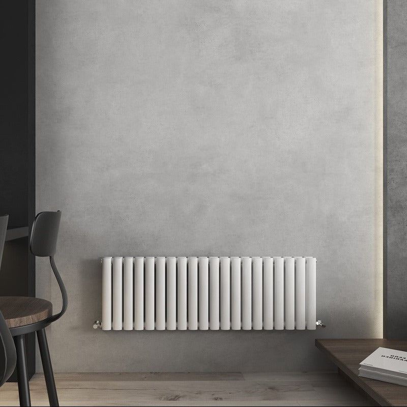 Nirvana Designer Shorter Height Horizontal Radiator
White